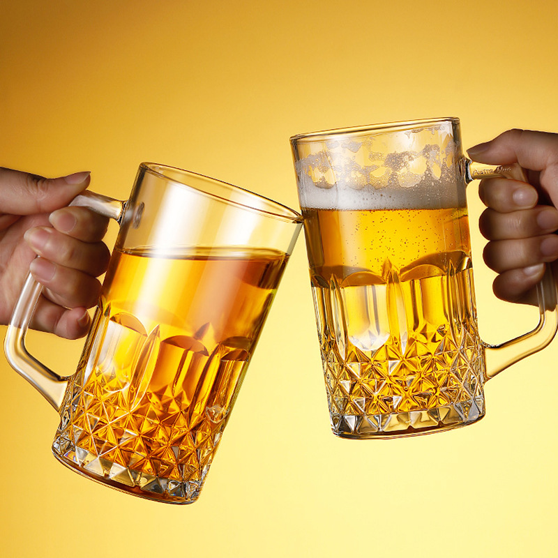 600ml/1000ml Beer Glass with H - Craft Beer & Wine U- recension och pris