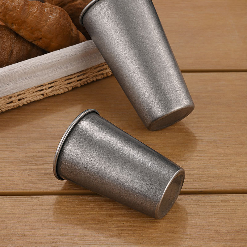 Retro Silver Stainless Steel D - Wine Beer Coffee Drink recension och pris