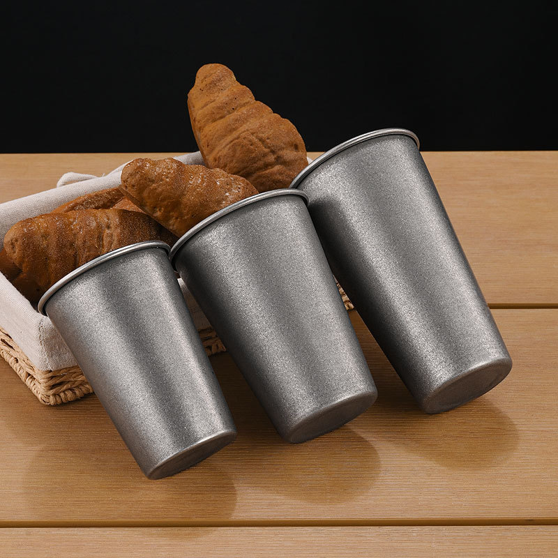 Retro Silver Stainless Steel D - Wine Beer Coffee Drink recension och pris