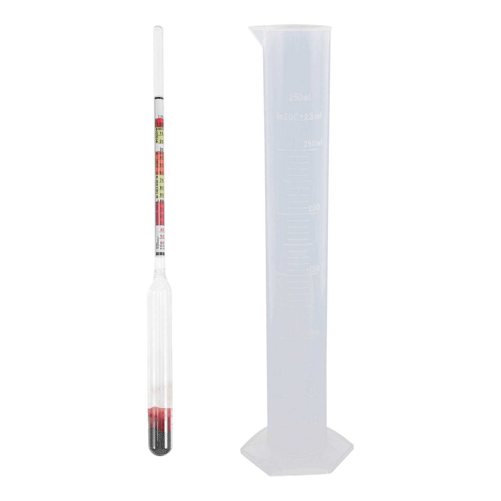 1Set Premium Hydrometer Tester - Wine Beer And Mead recension och pris