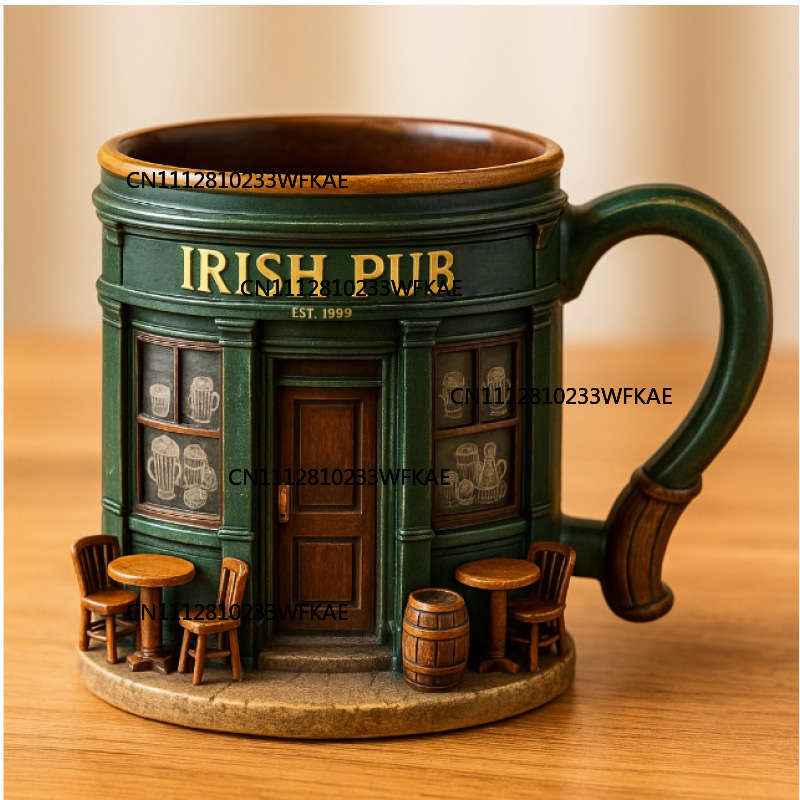 3D Irish Pub Pattern Stainless - Craft Beer & Wine U- recension och pris