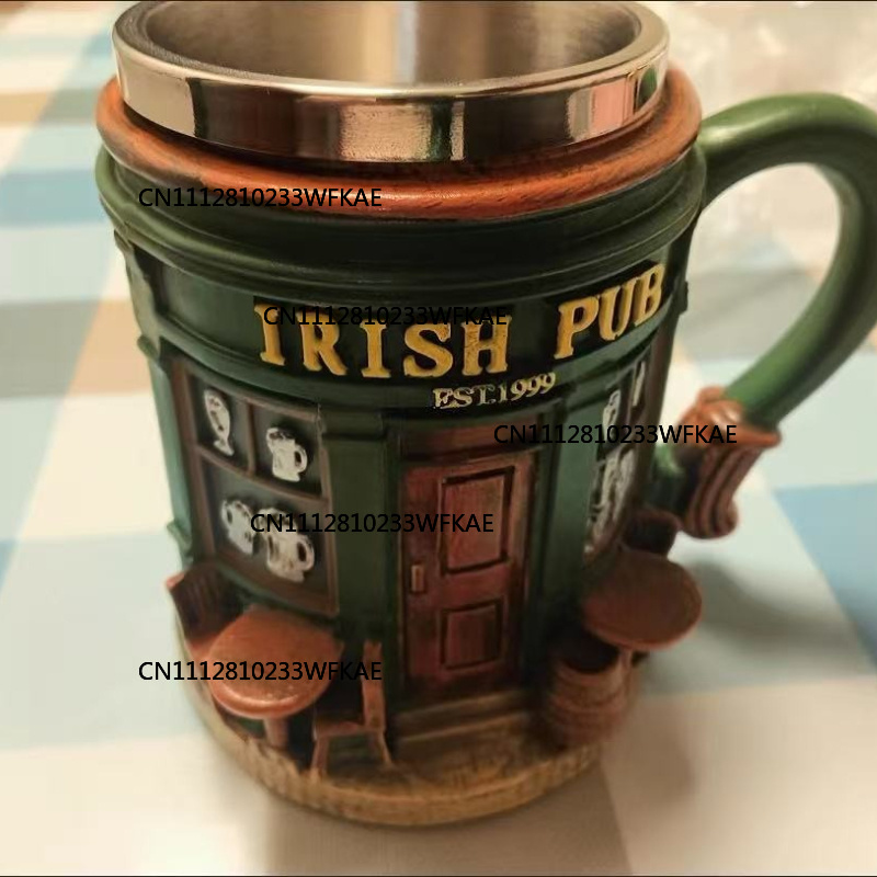 3D Irish Pub Pattern Stainless - Craft Beer & Wine U- recension och pris