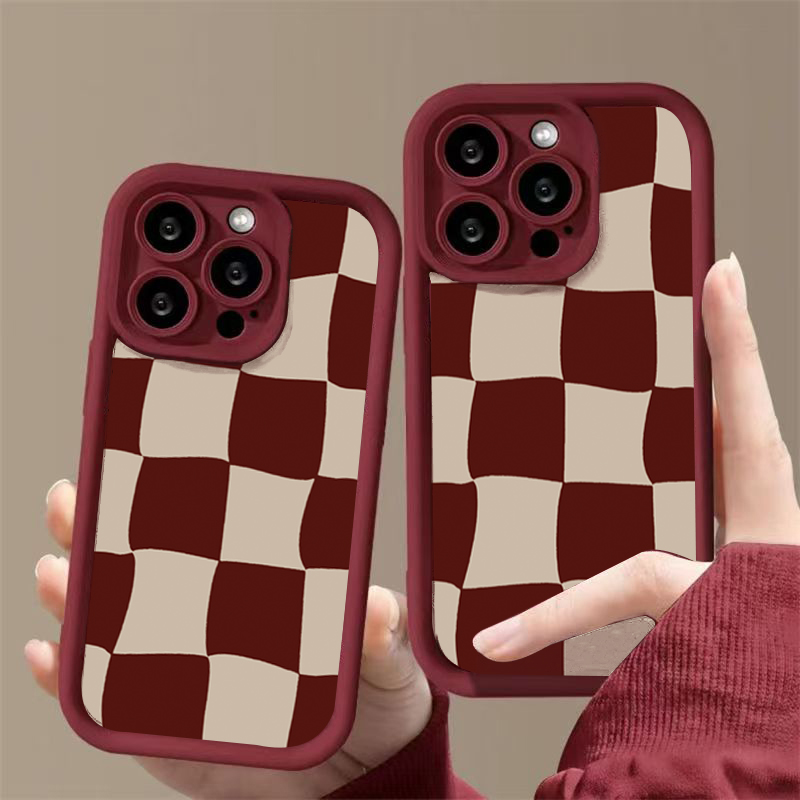 Wine Red Deform Grid Pattern P - Wine & Beer Tours Of Nova Scotia recension och pris
