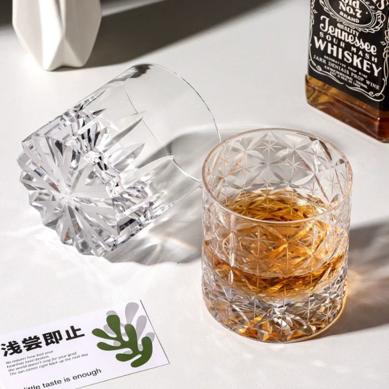 Handmade Whiskey Glass Edo Cut - Wine Beer And Spirit recension och pris