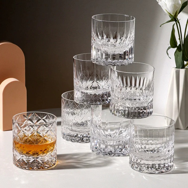 Handmade Whiskey Glass Edo Cut - Wine Beer And Spirit recension och pris