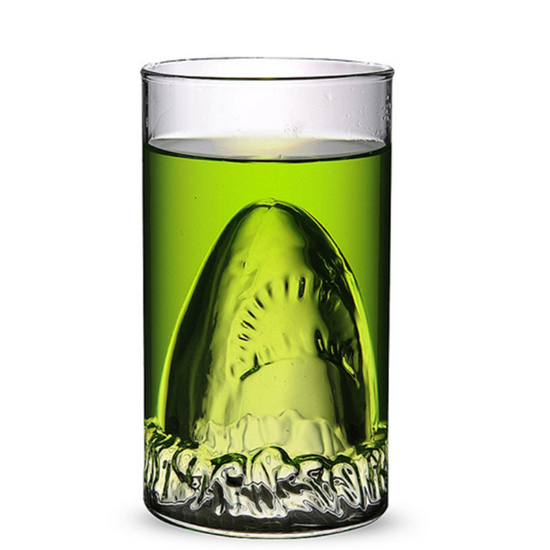 300ml Shark Drinking Double Gl - Wine Beer Coffee Drink recension och pris