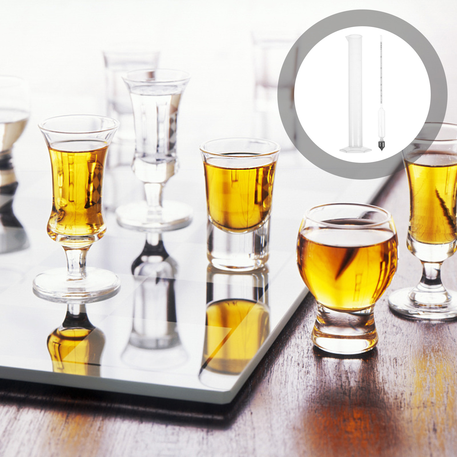 1Set Glass Hydrometer Alcohol  - Wine Beer And Mead recension och pris