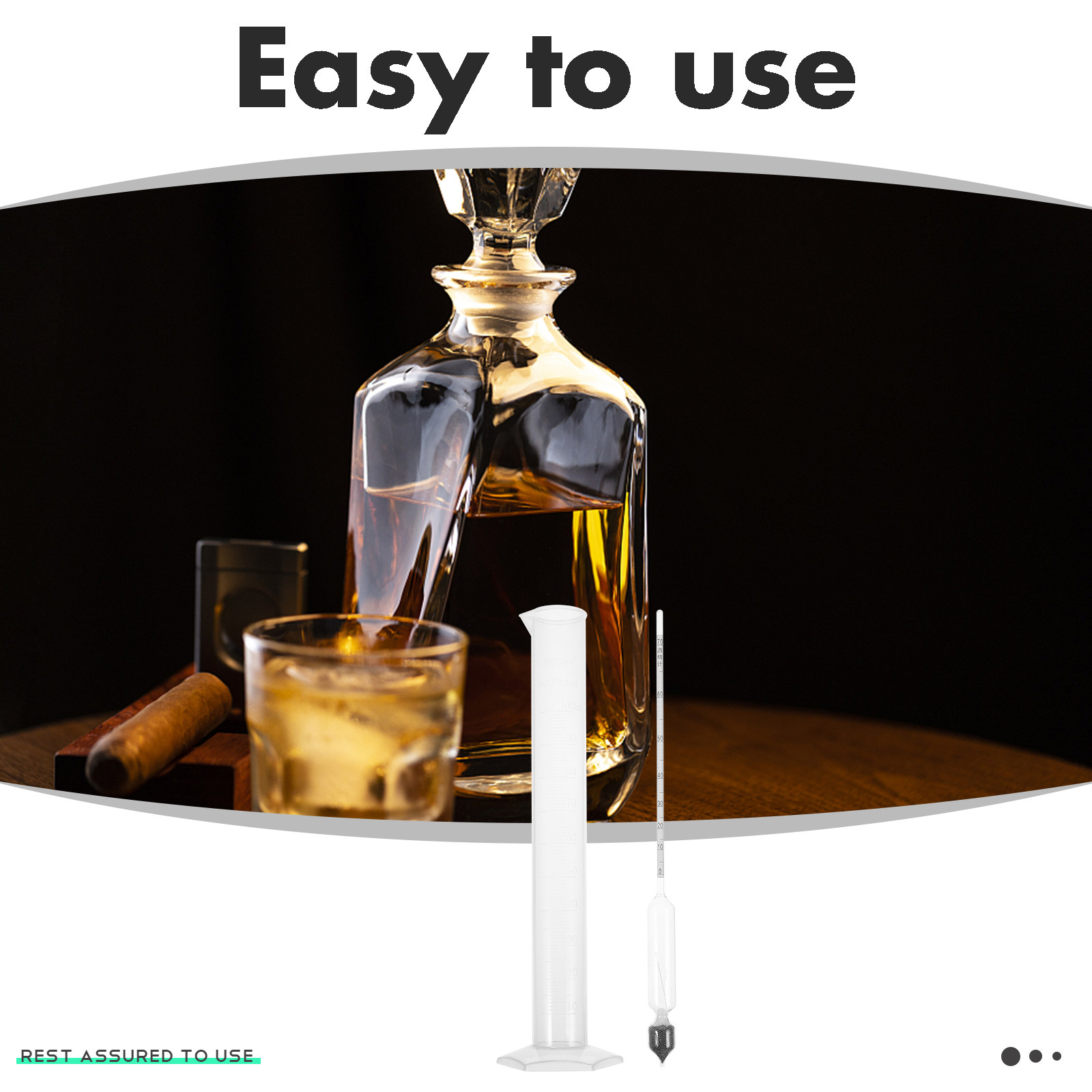1Set Glass Hydrometer Alcohol  - Wine Beer And Mead recension och pris