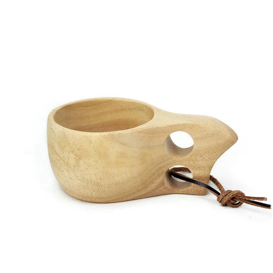 Handmade Natural Solid Wood Te - Wine Beer Coffee Drink recension och pris