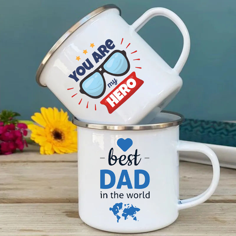 You Are My Hero Print Enamel M - Wine Beer Coffee Drink recension och pris