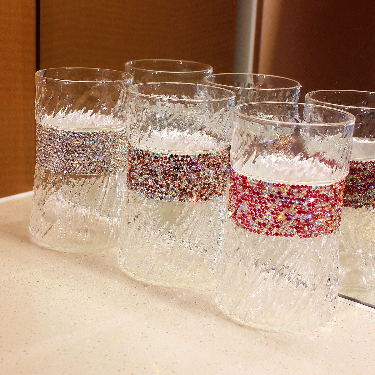410ml Bling Diamond  Glass Cup - Wine Beer Coffee Drink recension och pris