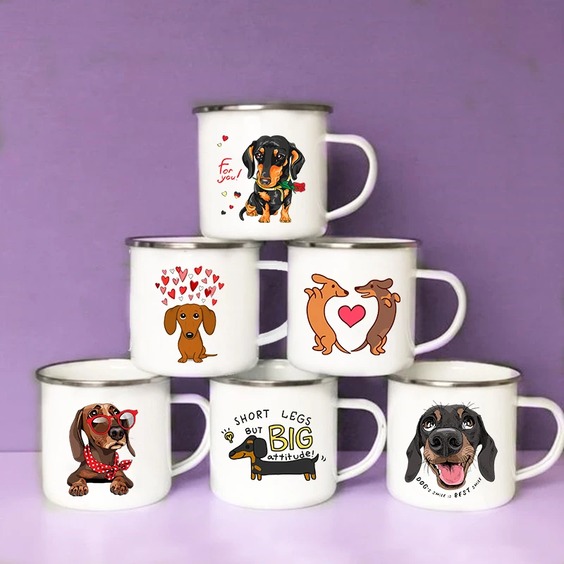 Funny Dachshund Print Creative - Wine Beer Coffee Drink recension och pris
