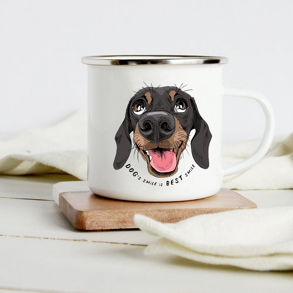 Funny Dachshund Print Creative - Wine Beer Coffee Drink recension och pris