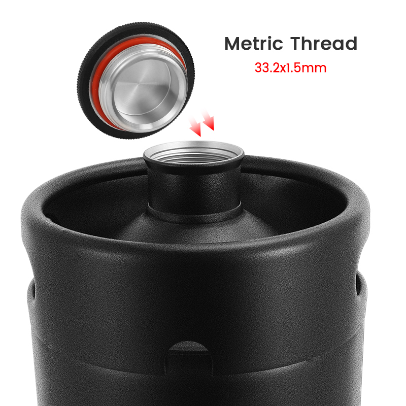 ELECQUEEN Mini Keg 5l, Matte B - Craft Beer & Wine U- recension och pris