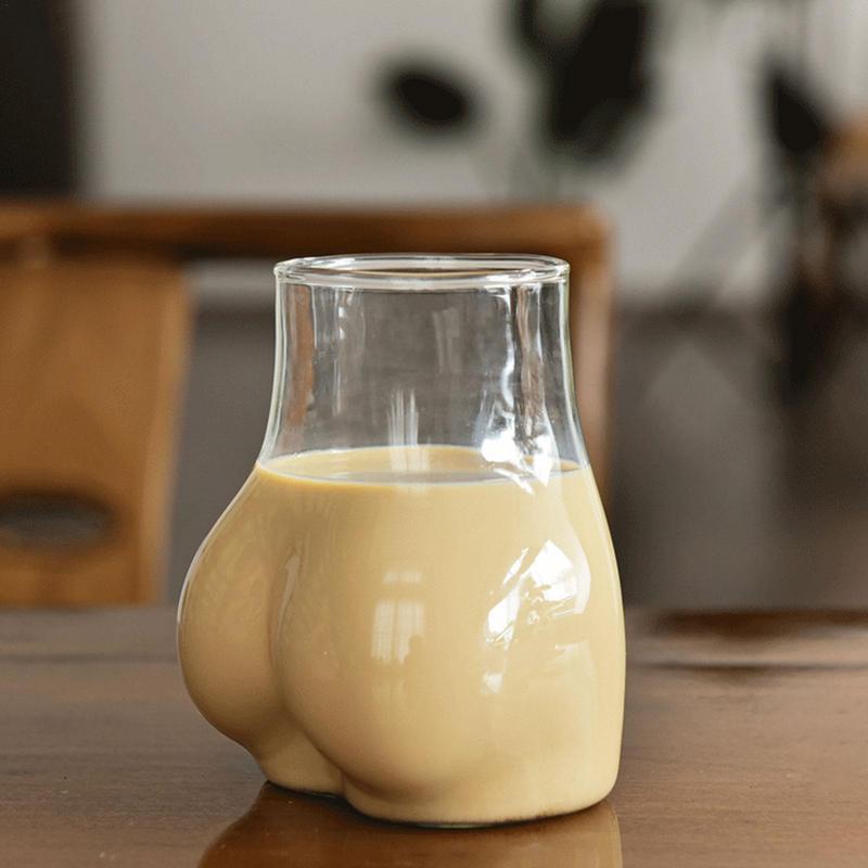 450ml Cute Butt Shaped Glass M - Wine Beer Coffee Drink recension och pris