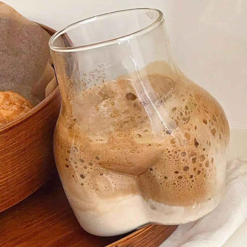 450ml Cute Butt Shaped Glass M - Wine Beer Coffee Drink recension och pris