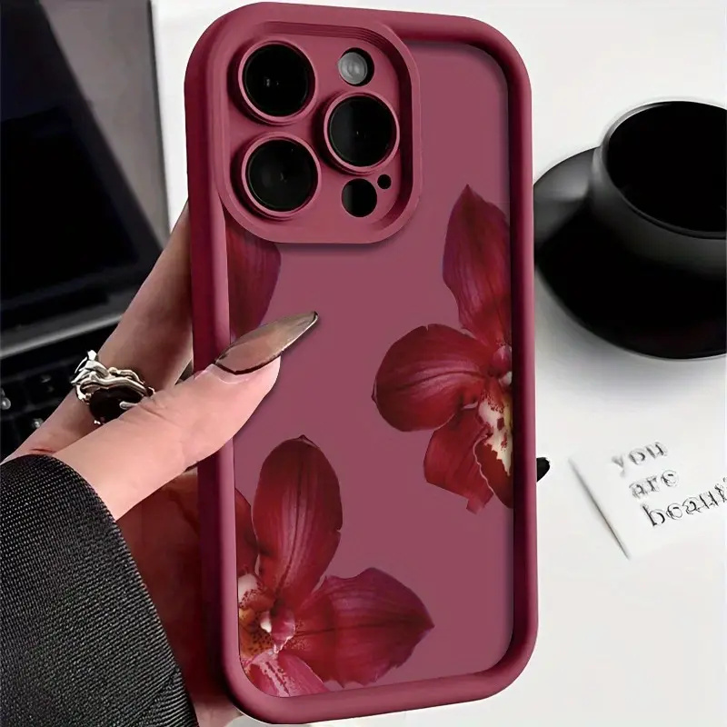 Wine Red Orchid Flower Pattern - Wine & Beer Tours Of Nova Scotia recension och pris