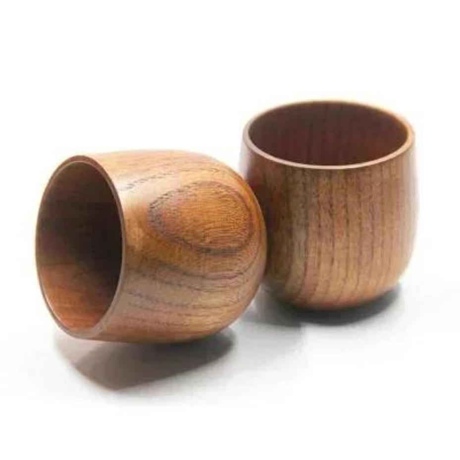 1 Pcs Reusable Wooden Cup Envi - Wine Beer Coffee Drink recension och pris